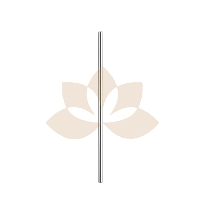 Reusable Stainless Steel Metal Straws for Kids Adults with Cleaing Brush