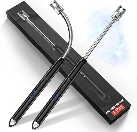 Gas Lighter for Kitchen Use | C-Type Rechargeable Electric Lighter Stove & Candle Lighter