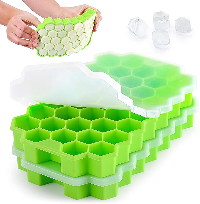 Silicone Honeycomb Shape 37 Cavity Ice Cube Tray