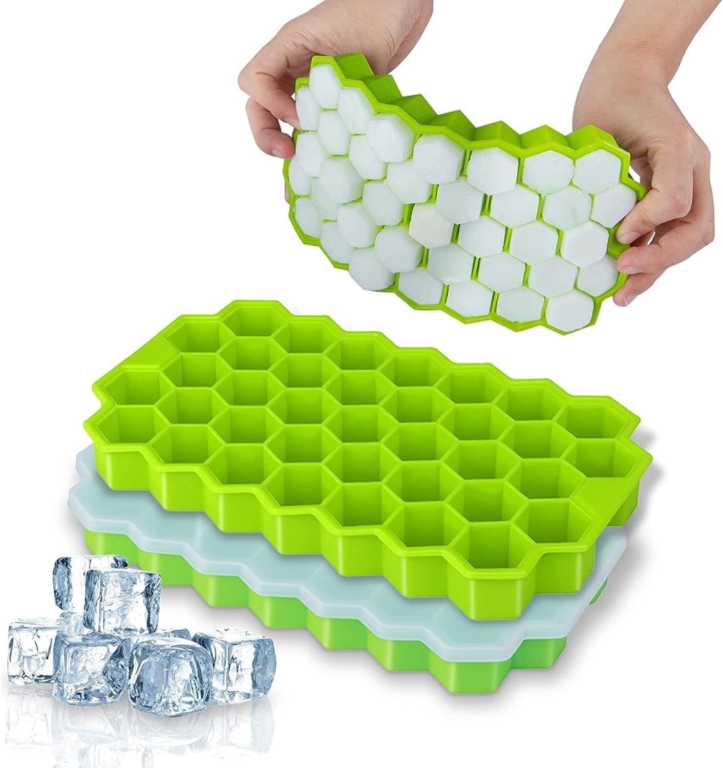 Silicone Honeycomb Shape 37 Cavity Ice Cube Tray