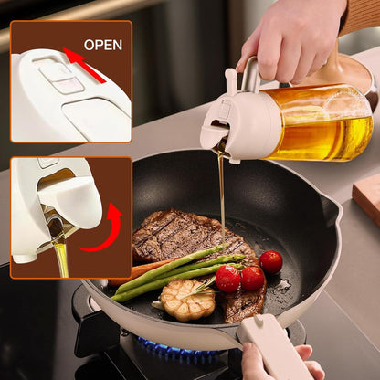 2 in 1 Oil Sprayer and Dispenser