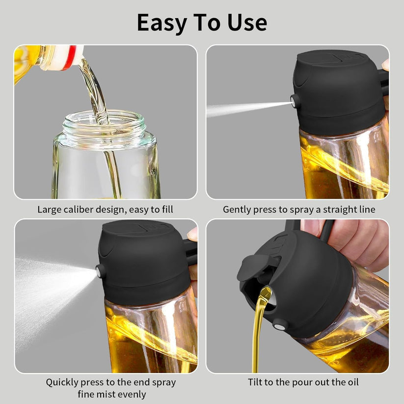 2 in 1 Oil Sprayer and Dispenser